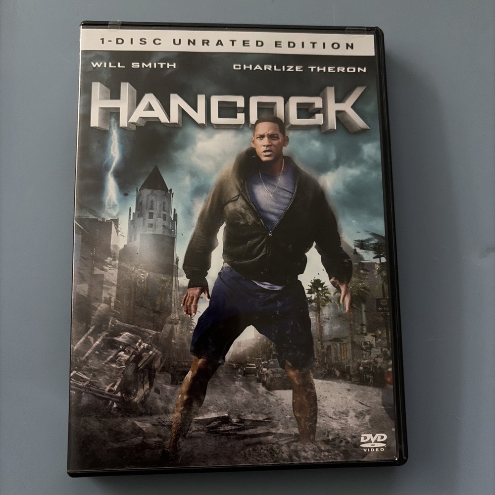 Hancock DVD 2008 Unrated Widescreen Will Smith Movie
